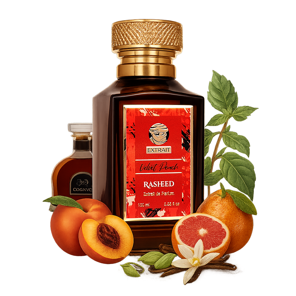 Rasheed Velvet Peach